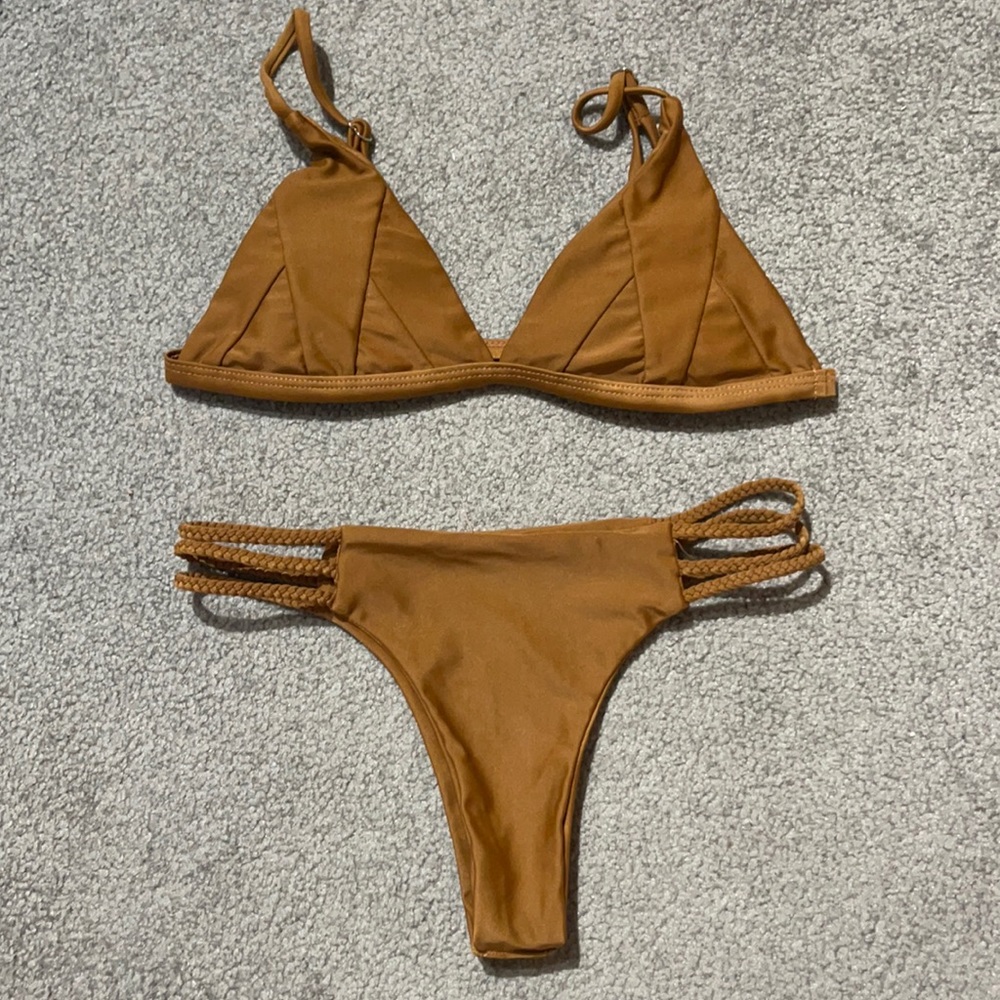 Brown bikini